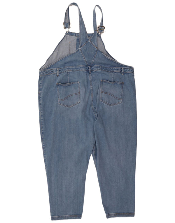 Fat Face Womens Dungarees Tapered Jeans UK 24 4XL W48 L25 Blue Cotton