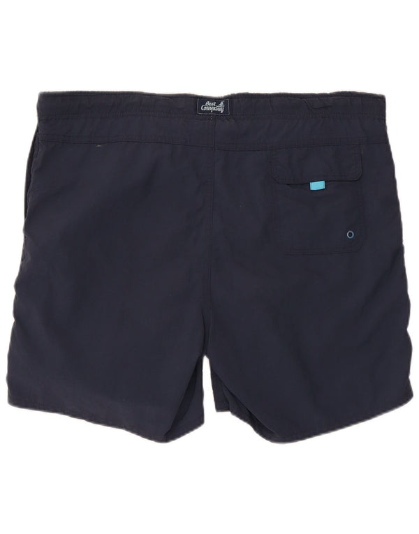 Best Company Mens Swimming Shorts Medium  Navy Blue Polyester