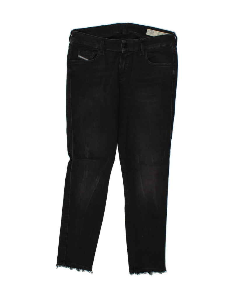 DIESEL Womens Slandy-Low Super Slim Skinny Jeans W32 L30 Black Cotton | Vintage Diesel | Thrift | Second-Hand Diesel | Used Clothing | Messina Hembry 