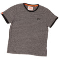 Superdry Mens T-Shirt Top 2XL Grey Flecked Cotton