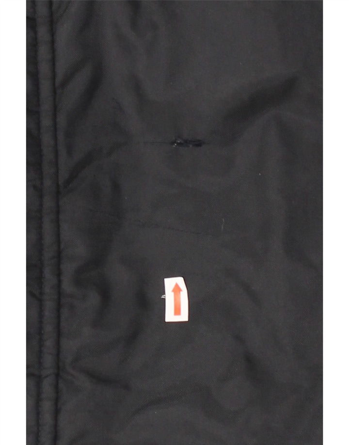 CHAMPION Mens Padded Jacket UK 36 Small Black Colourblock Vintage Champion and Second-Hand Champion from Messina Hembry 