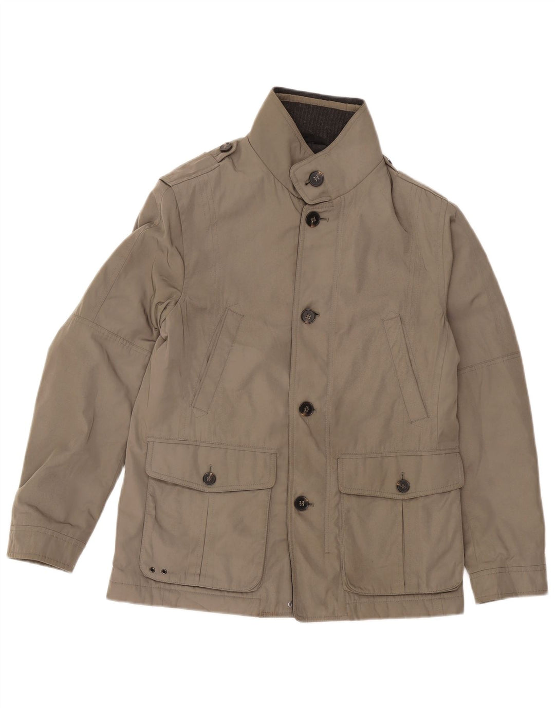 Marks & Spencer Womens Oversized Military Jacket UK 10 Small Beige