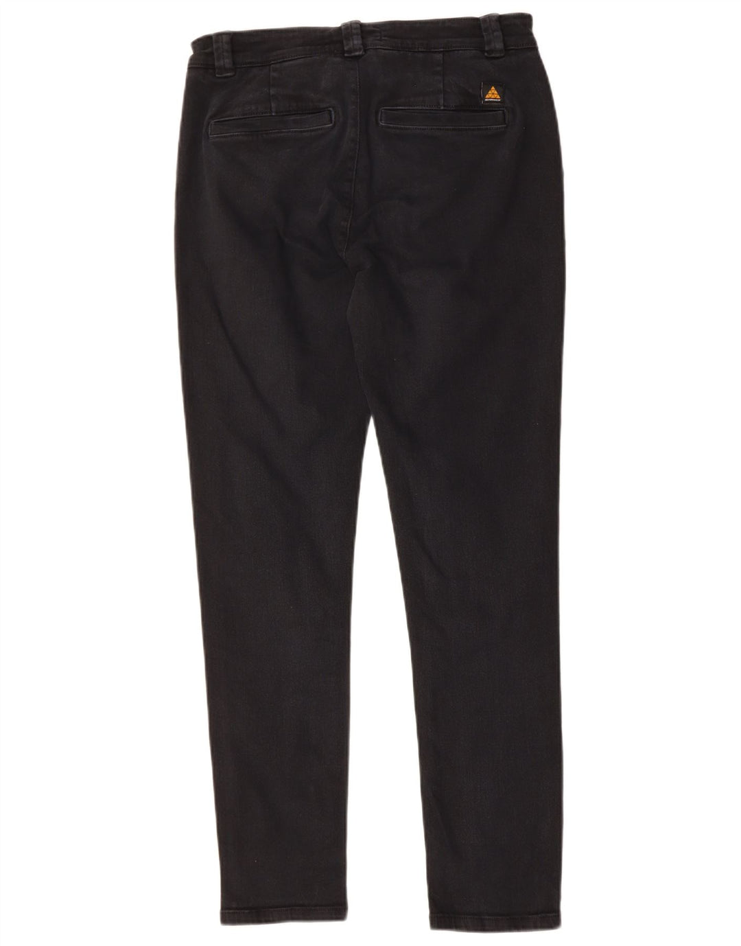 ZARA Mens Slim Chino Trousers EU 40 Medium W30 L29 Black