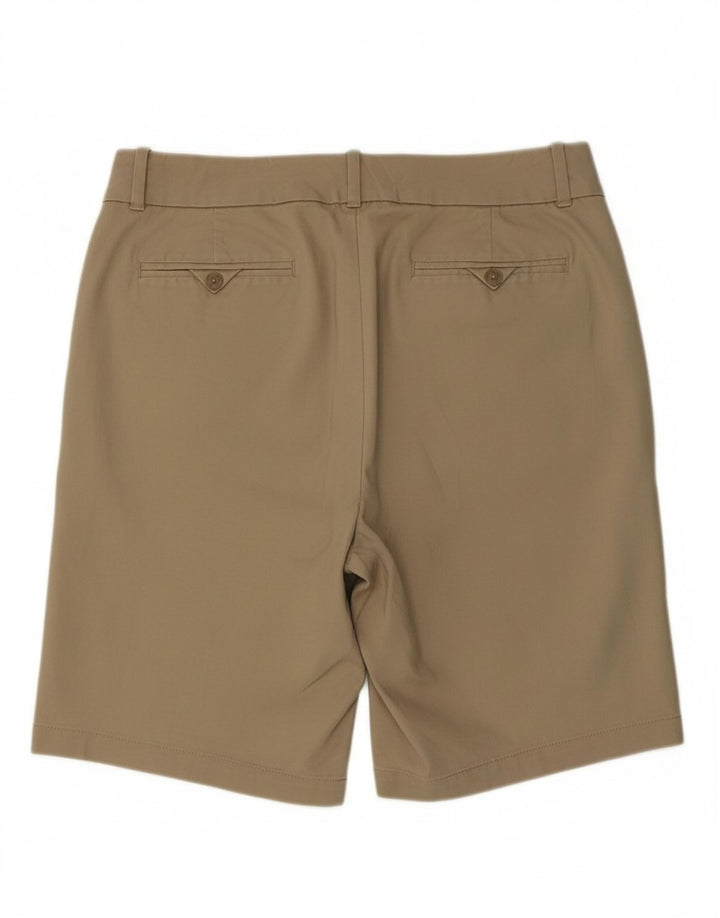 DOCKERS Womens Chino Shorts US 12 Large W34 Beige Cotton