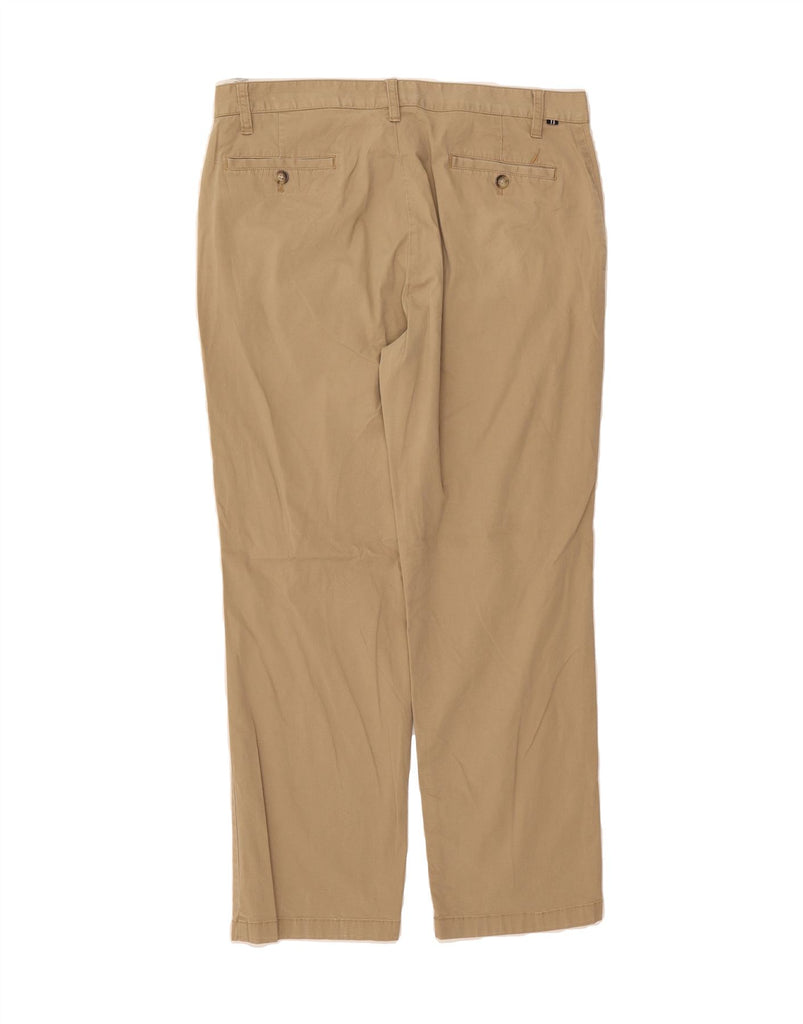 NAUTICA Mens Straight Chino Trousers W34 L28 Brown Cotton Vintage Nautica and Second-Hand Nautica from Messina Hembry 