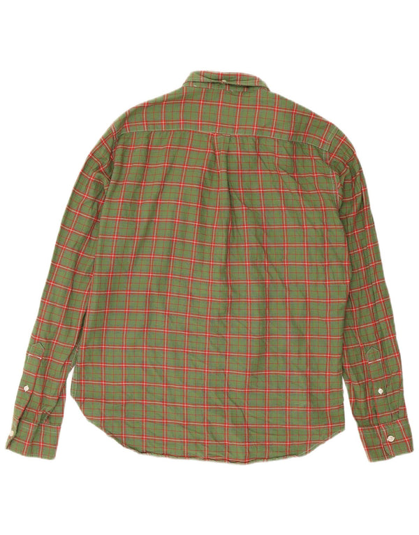 Levi's Mens Shirt Medium Green Check Cotton