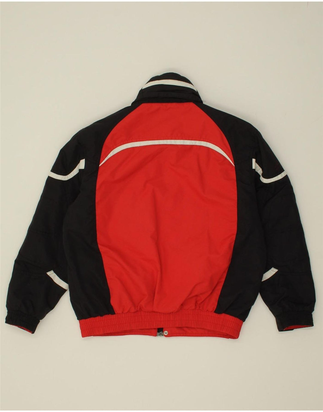 BRUGI Boys Windbreaker Jacket 11-12 Years Red Colourblock Polyamide Vintage Brugi and Second-Hand Brugi from Messina Hembry 