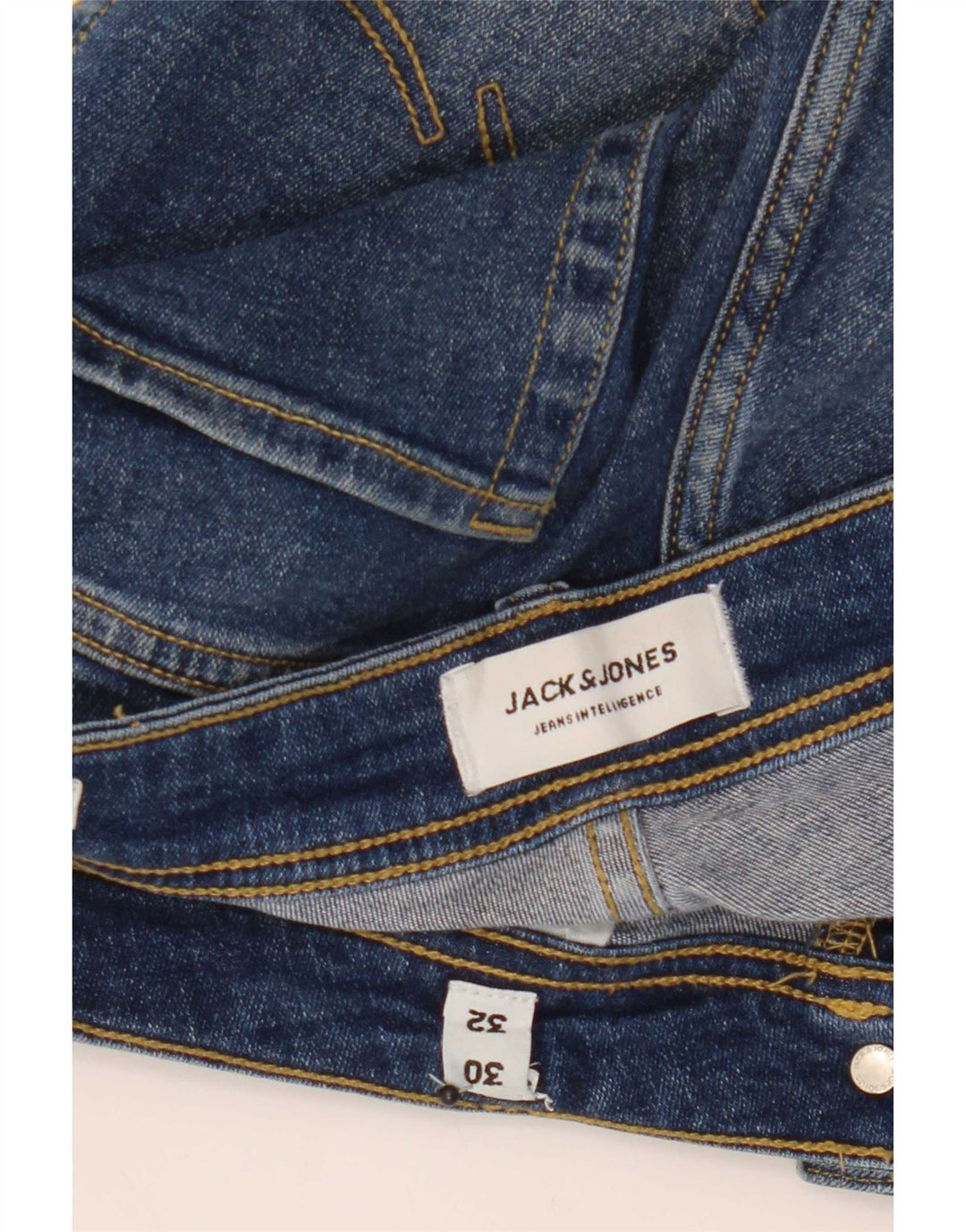 Jack & Jones Womens Liam Distressed Skinny Jeans W30 L32 Blue