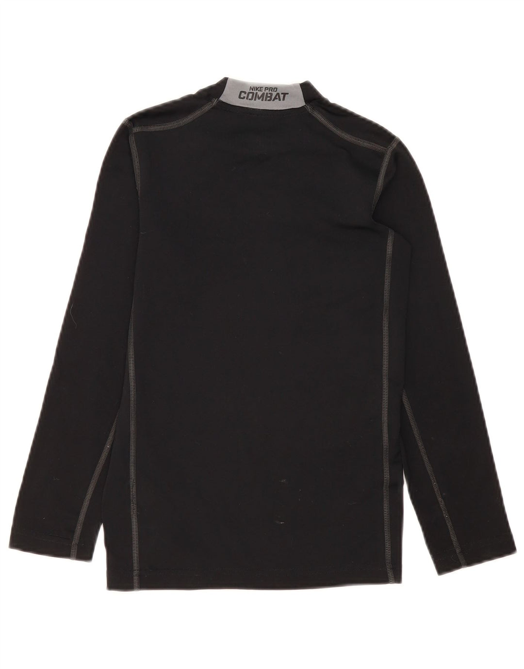 Nike Boys Graphic Top Long Sleeve 12-13 Years Large Black Colourblock
