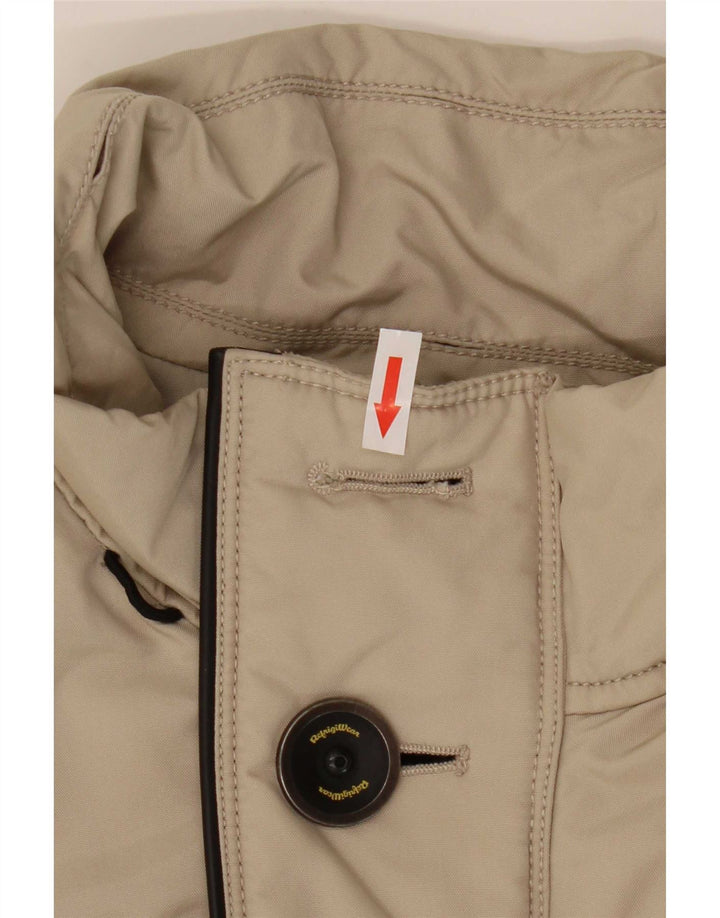 Refrigiwear Mens Rain Jacket UK 38 Medium Beige Nylon