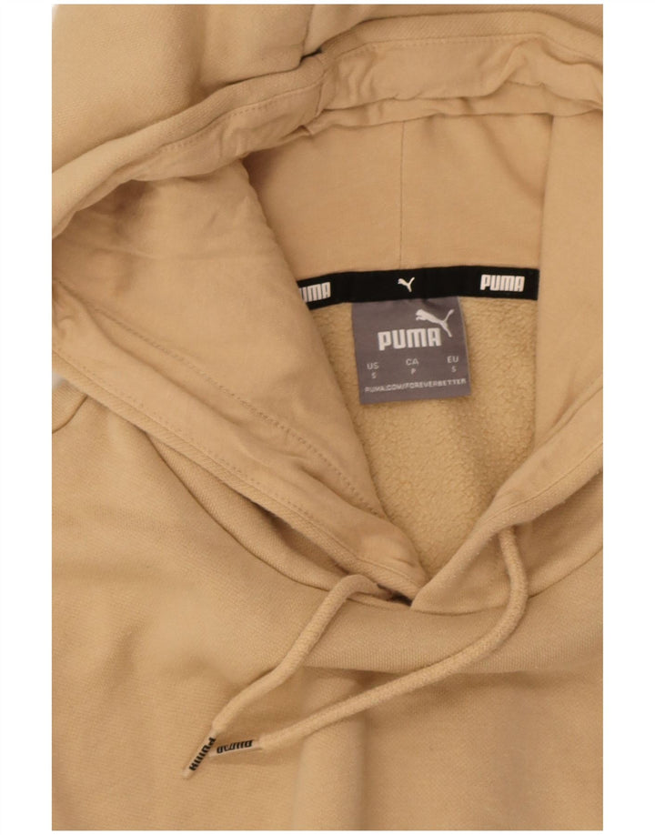 Puma Mens Hoodie Jumper Small Beige