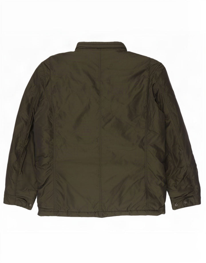 Tommy Hilfiger Mens Hooded Military Utility Jacket UK 38 Medium Khaki