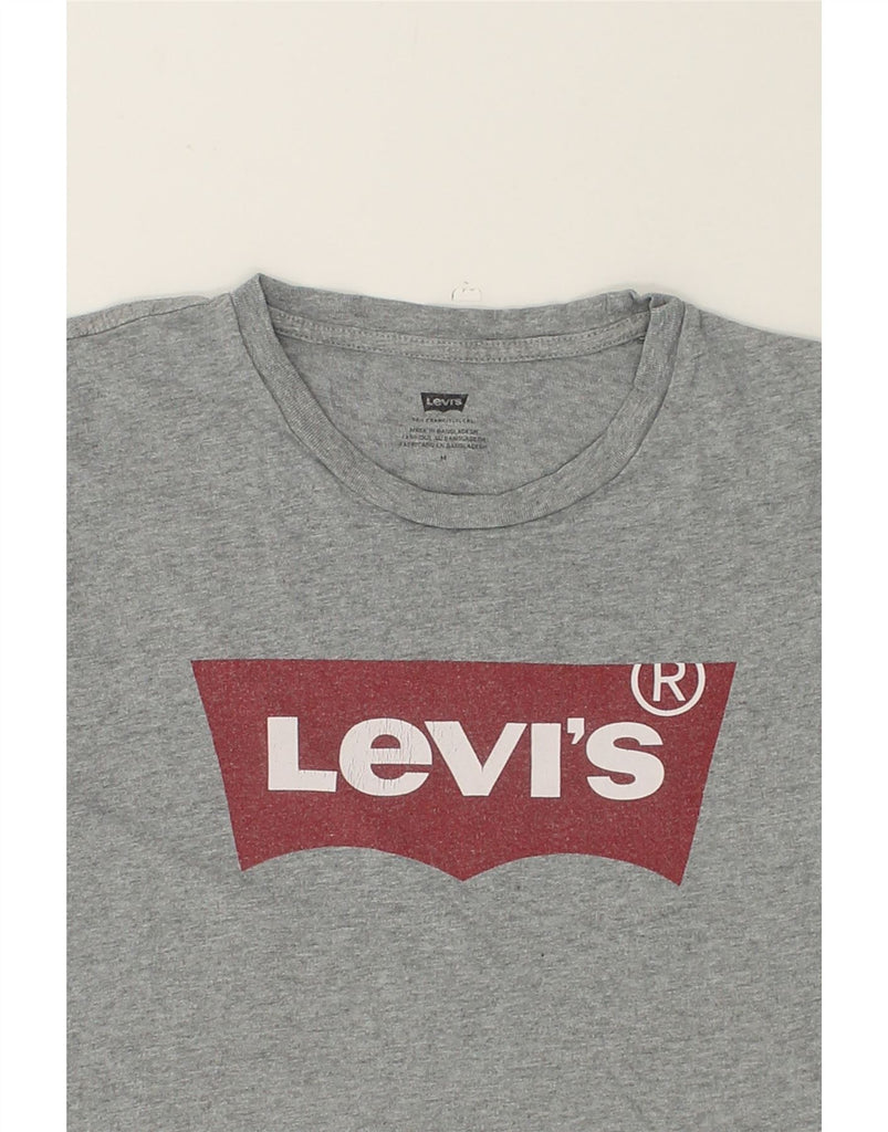 LEVI'S Mens Graphic T-Shirt Top Medium Grey Cotton | Vintage Levi's | Thrift | Second-Hand Levi's | Used Clothing | Messina Hembry 