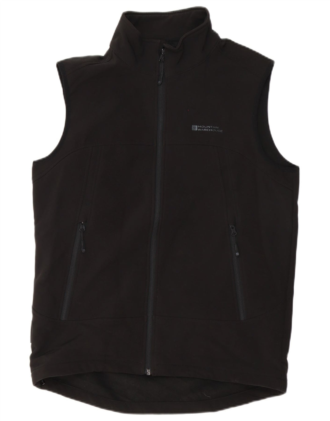 Mountain Warehouse Mens Gilet UK 38 Medium Black Polyester
