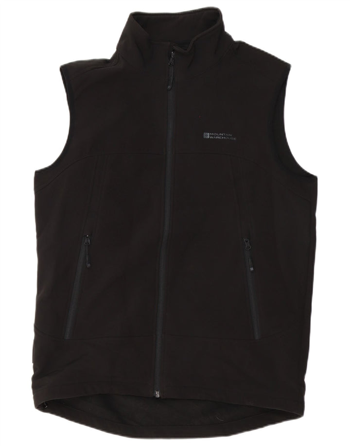 Mountain Warehouse Mens Gilet UK 38 Medium Black Polyester