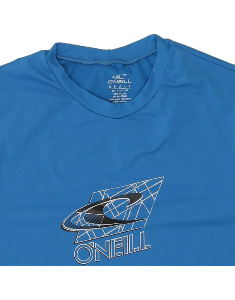 O'NEILL Mens Graphic T-Shirt Top Small Blue Nylon | Vintage O'Neill | Thrift | Second-Hand O'Neill | Used Clothing | Messina Hembry 