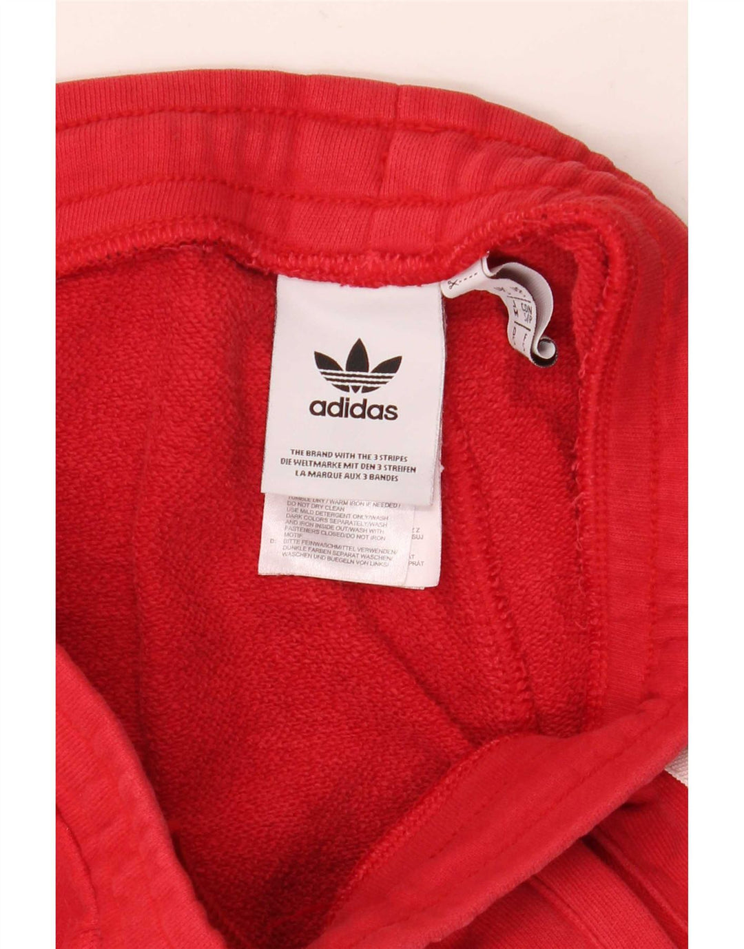 Adidas Mens Sport Shorts Small Red Cotton