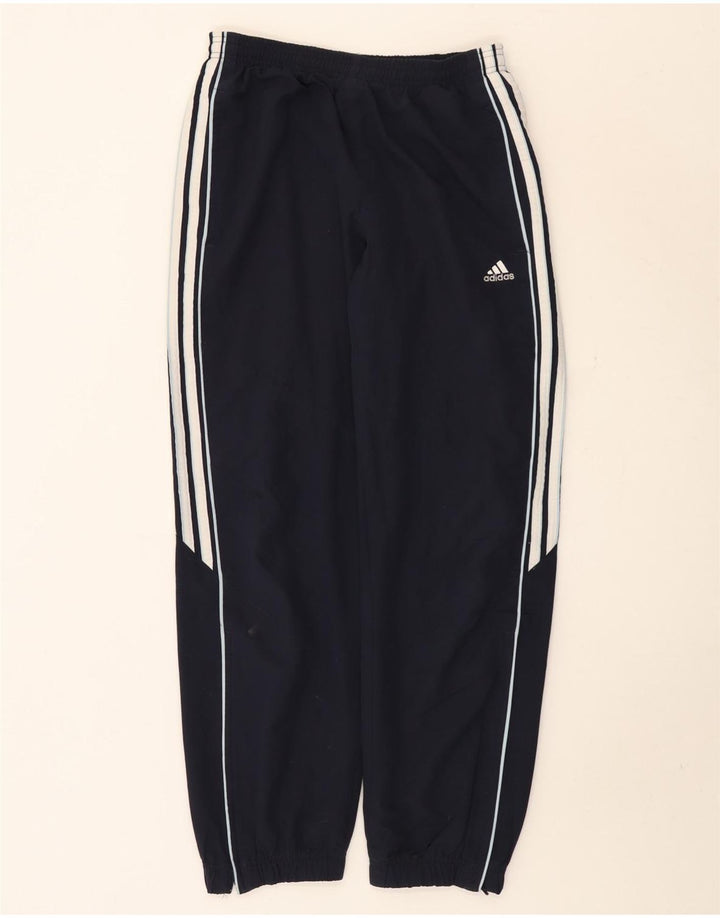 Adidas Mens Tracksuit Trousers Medium Navy Blue Polyester
