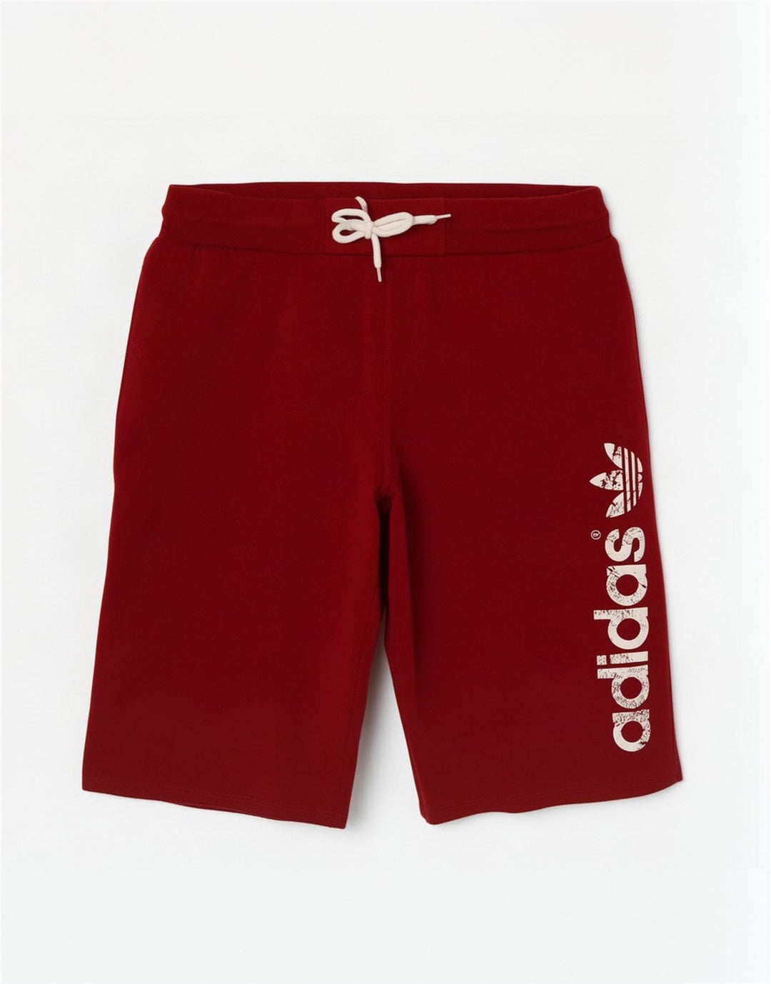 Adidas Mens Graphic Sport Shorts Medium Burgundy Cotton