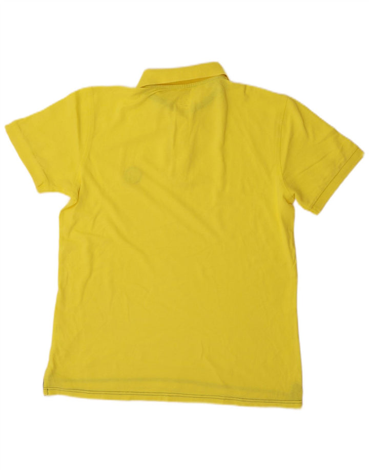 MAUI AND SONS Mens Polo Shirt Small Yellow Cotton