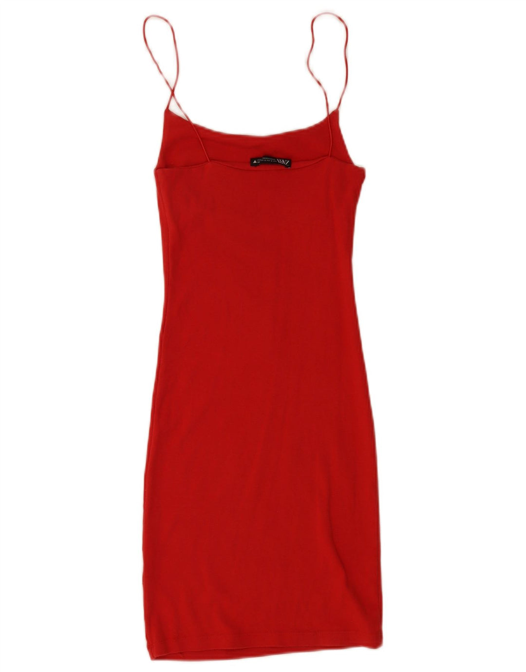 Zara Womens Sundress UK 8 Small Red Cotton