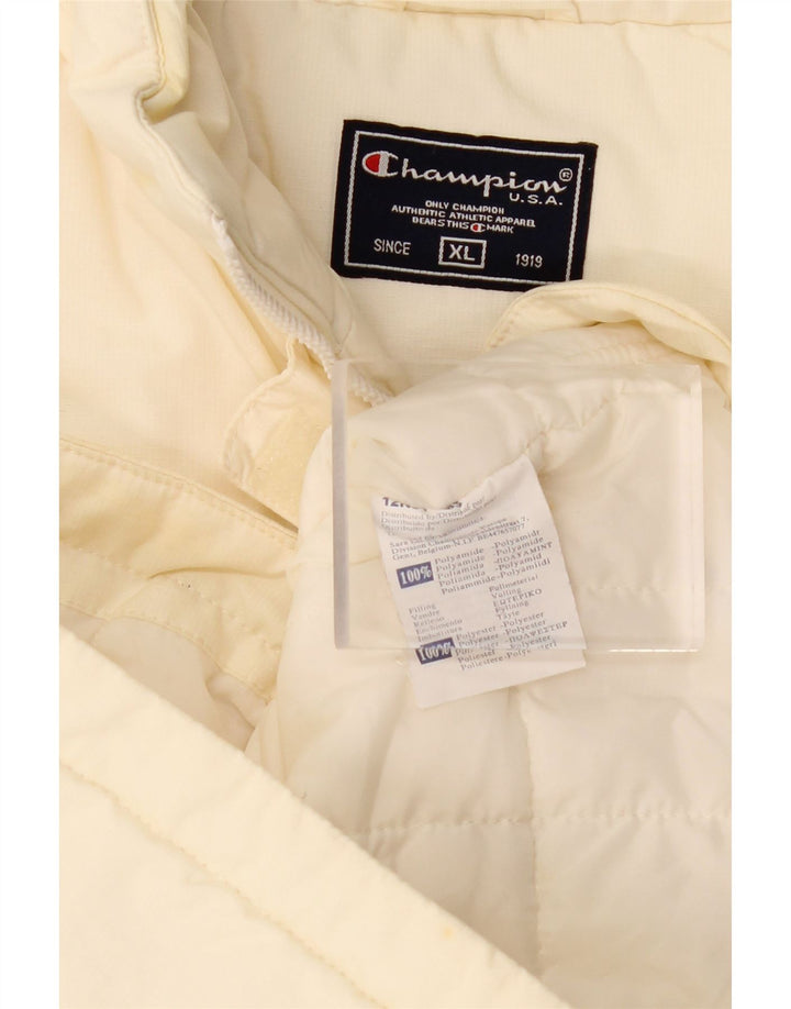 CHAMPION Womens Gilet UK 18 XL Off White Polyamide
