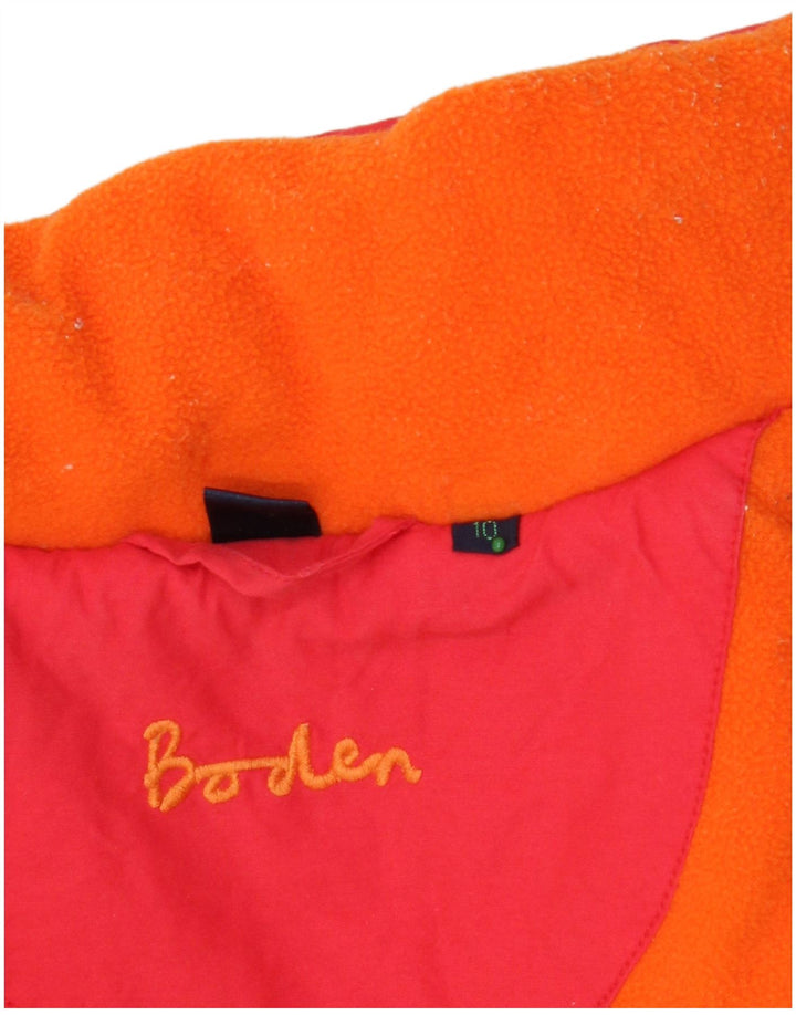 Boden Womens Padded Gilet UK 10 Small  Pink Cotton
