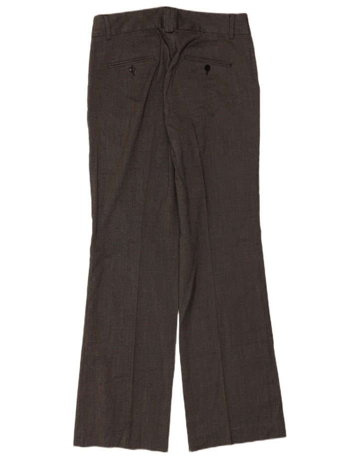 Zara Womens Bootcut Chino Trousers EU 40 Medium W30 L32 Grey Spotted