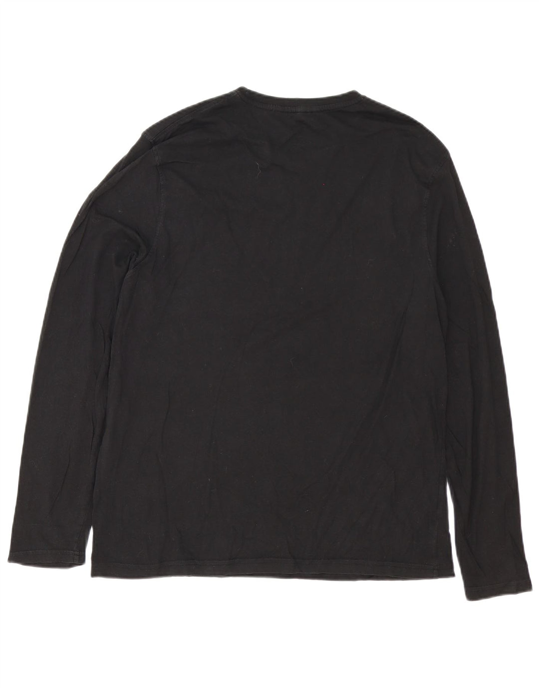 Mountain Warehouse Mens Top Long Sleeve Large Black Cotton