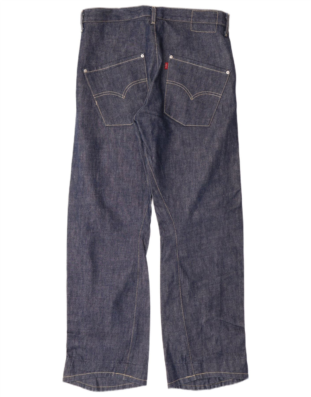 LEVI'S Mens 501 Straight Jeans W32 L30 Blue Cotton Classic