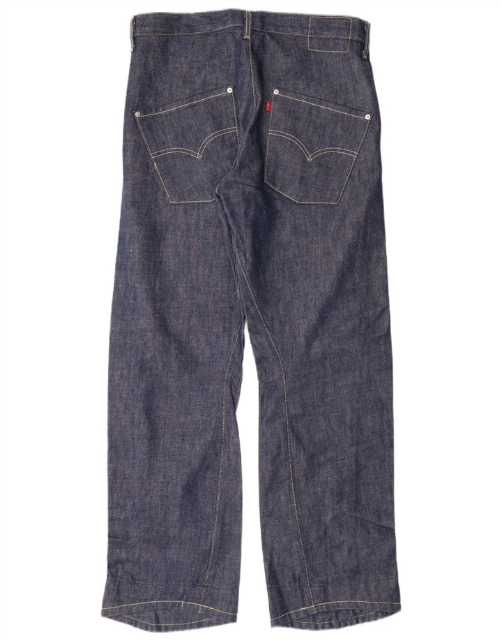LEVI'S Mens 501 Straight Jeans W32 L30 Blue Cotton Classic