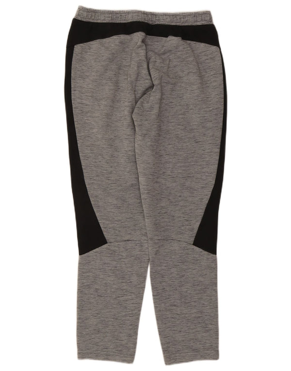 Puma Mens Tracksuit Trousers Medium  Grey Colourblock Cotton