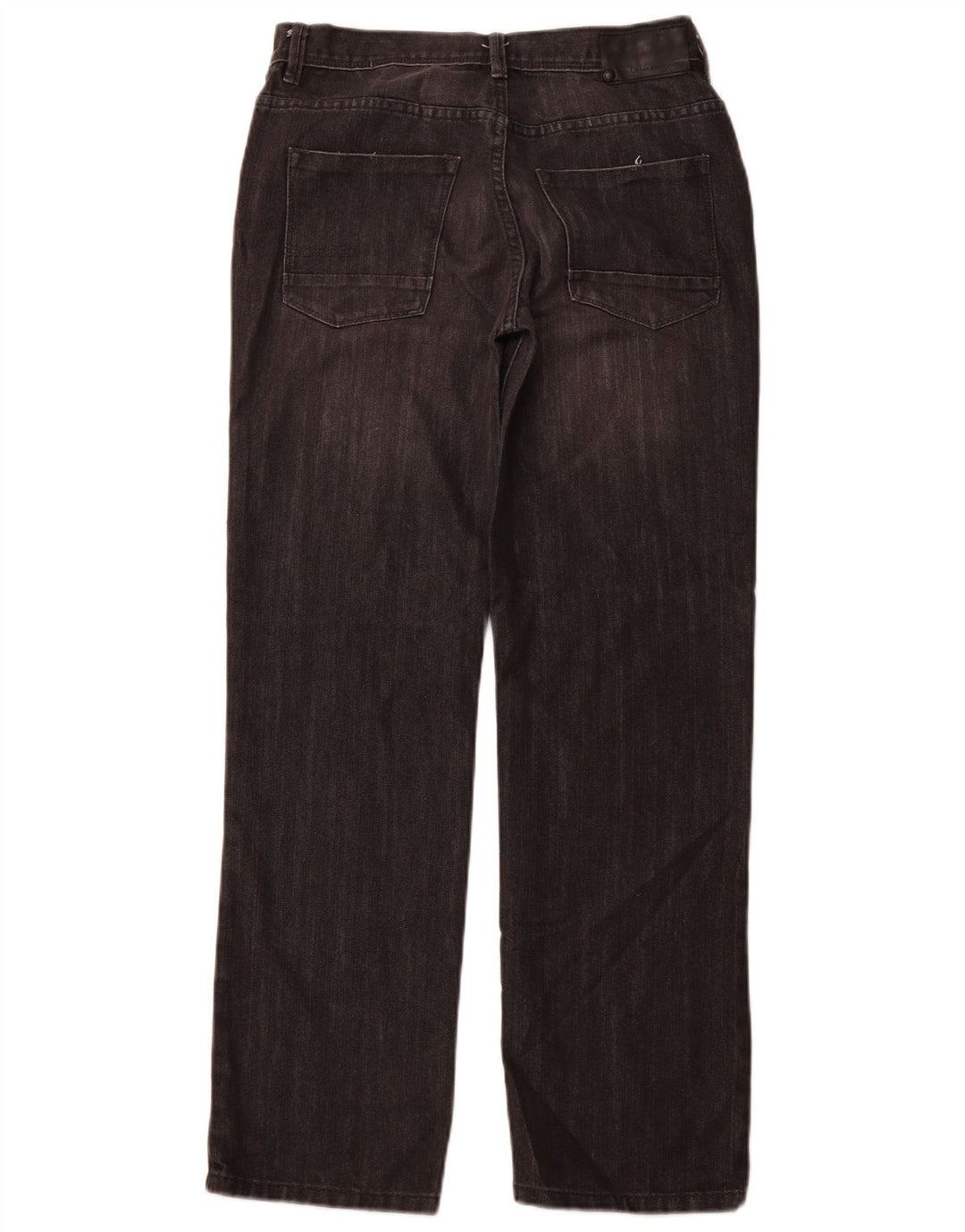 CALVIN KLEIN Girls Rebel Straight Jeans 15-16 Years W30 L29 Black Classic