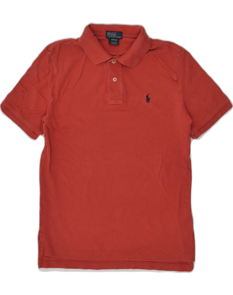 POLO RALPH LAUREN Boys Polo Shirt 10-11 Years Medium Red Cotton | Vintage Polo Ralph Lauren | Thrift | Second-Hand Polo Ralph Lauren | Used Clothing | Messina Hembry 