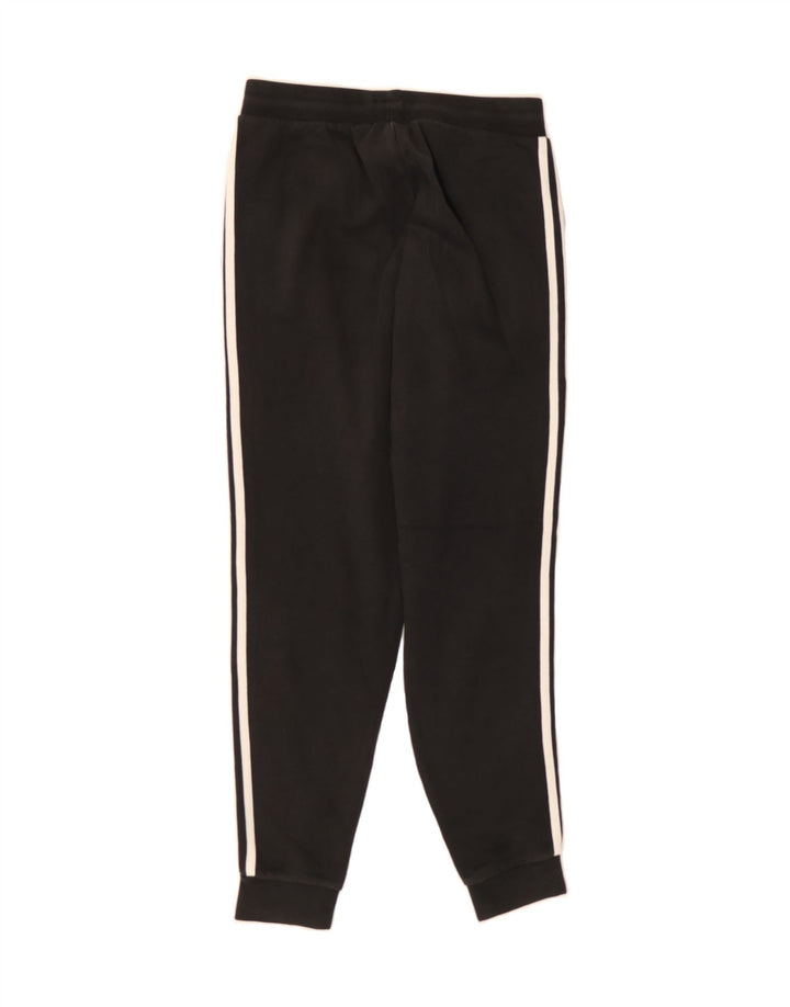 ADIDAS Mens Tracksuit Trousers Joggers Small  Black Cotton Vintage Adidas and Second-Hand Adidas from Messina Hembry 