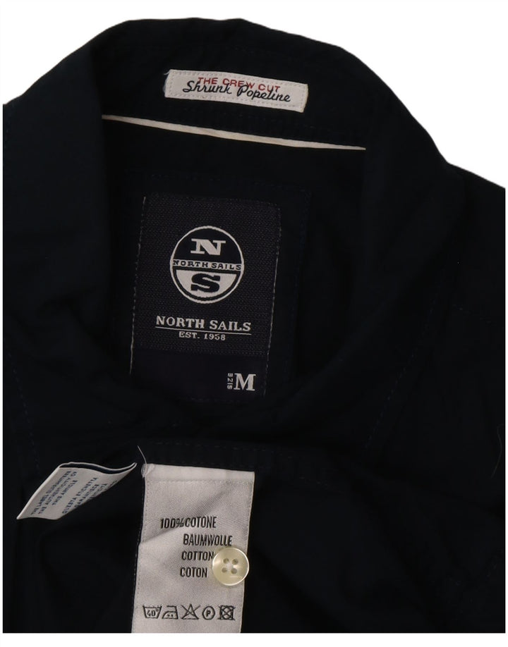 North Sails Mens Graphic Short Sleeve Shirt Medium Navy Blue Cotton