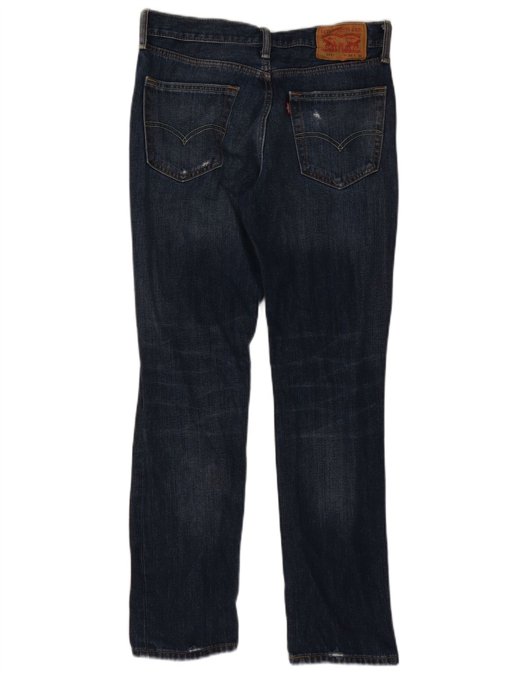 Levi's Womens 511 Distressed Slim Jeans W31 L30 Blue Cotton