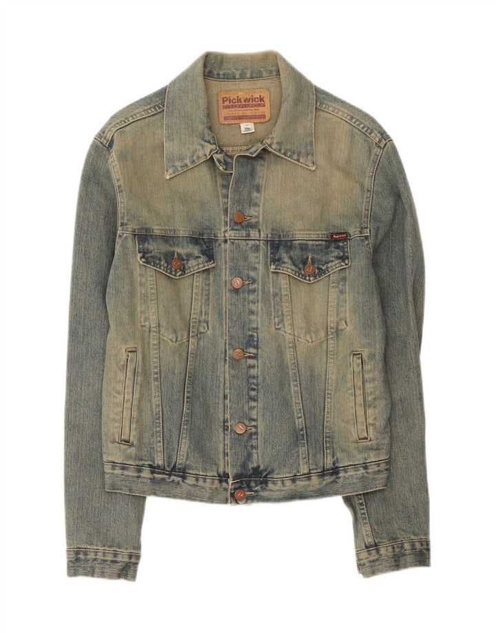 Pickwick Womens Denim Jacket UK 14 Large Blue Cotton