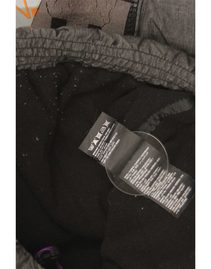 Superdry Womens Graphic Padded Jacket UK 6 XS Grey Polyester