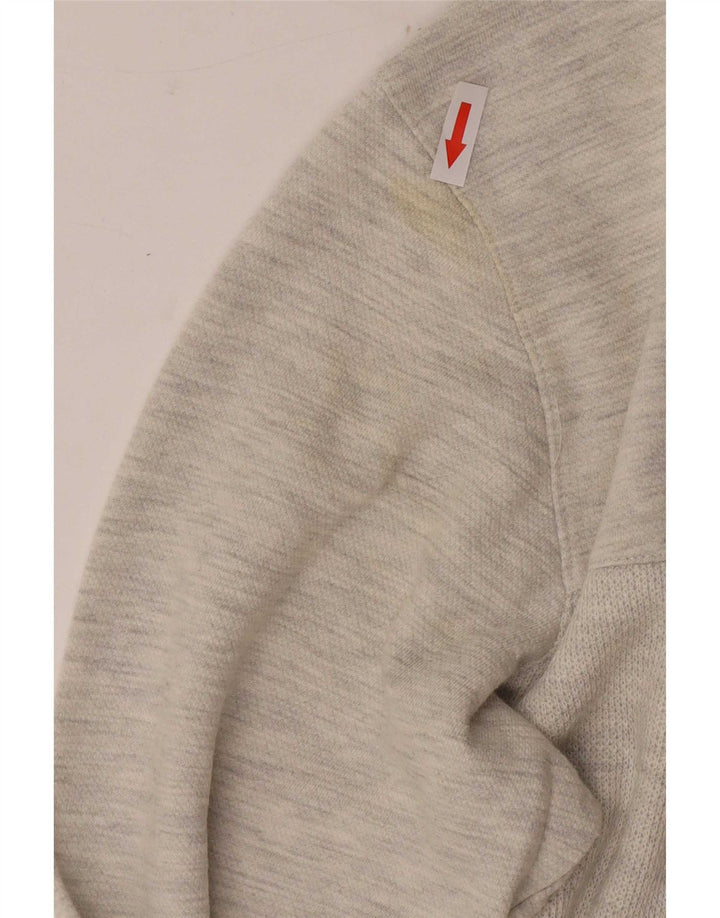 Rip Curl Mens Crew Neck Jumper Sweater Medium Grey Flecked Cotton