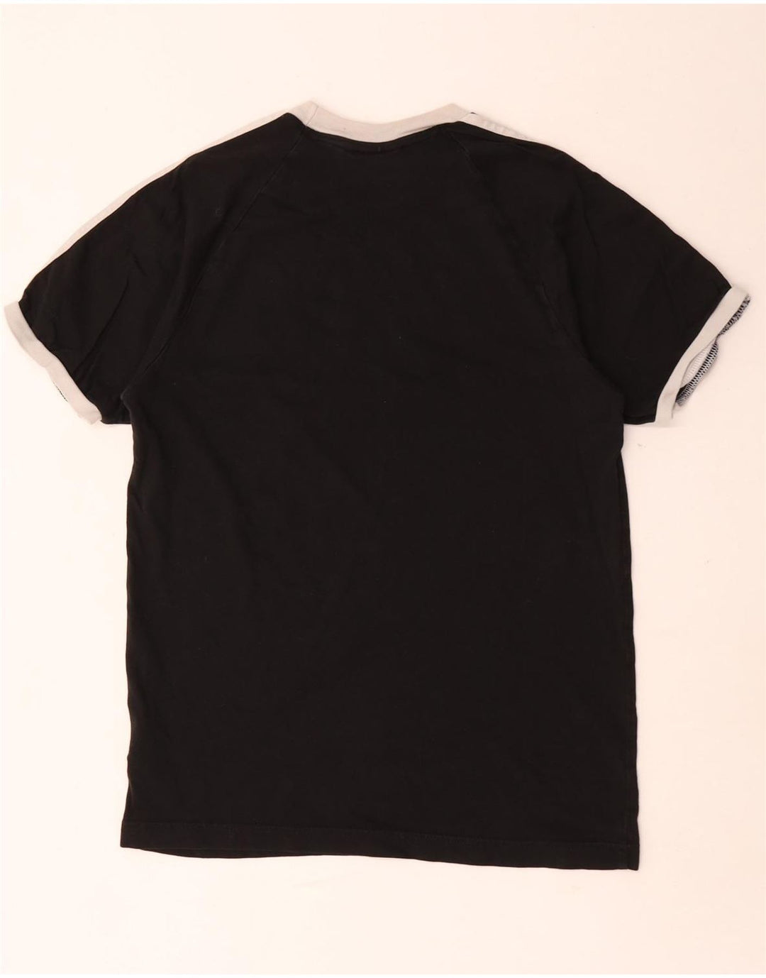 Adidas Mens T-Shirt Top Small Black Cotton