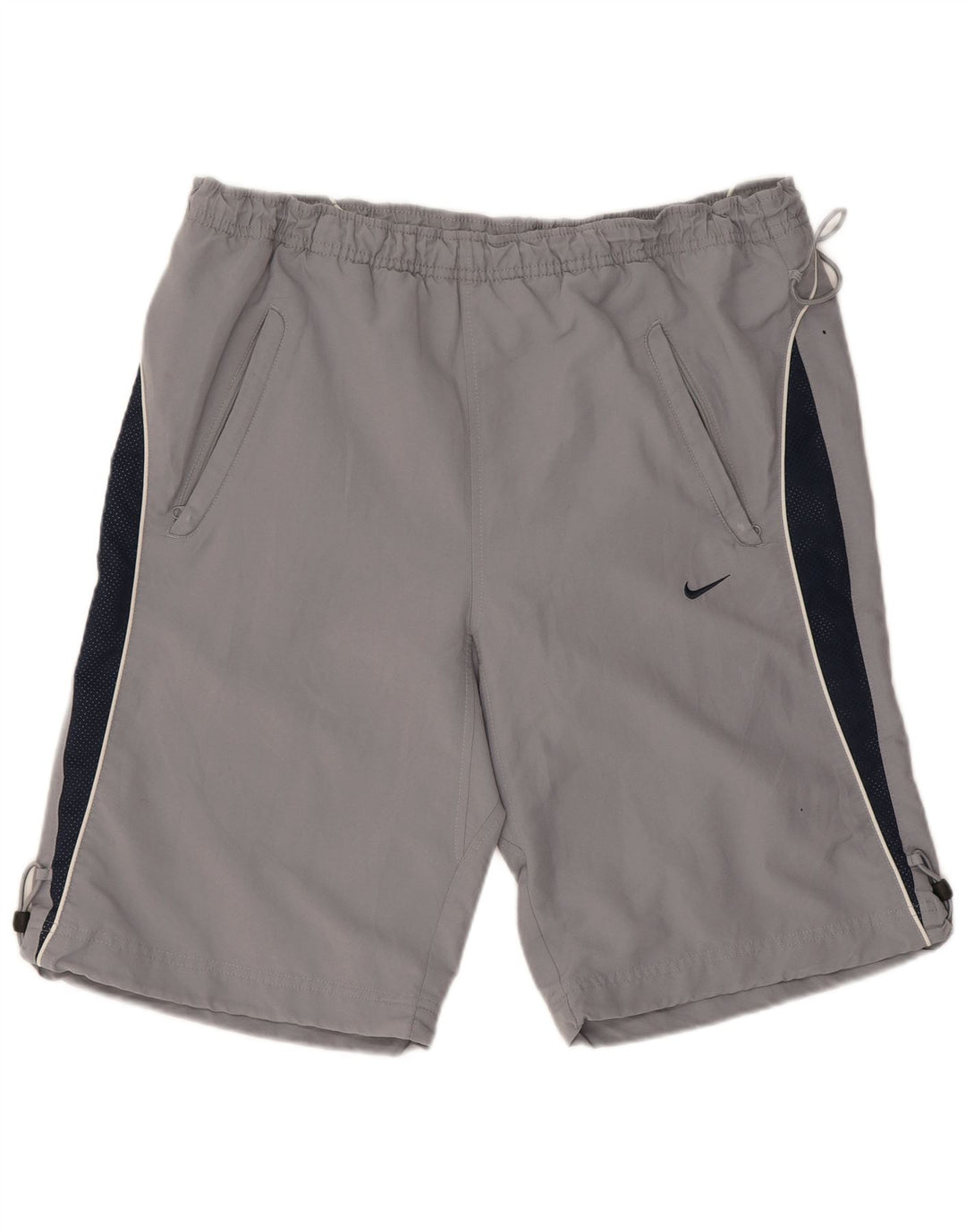 Nike Mens Sport Shorts UK 31/33 Medium Grey Colourblock Polyester