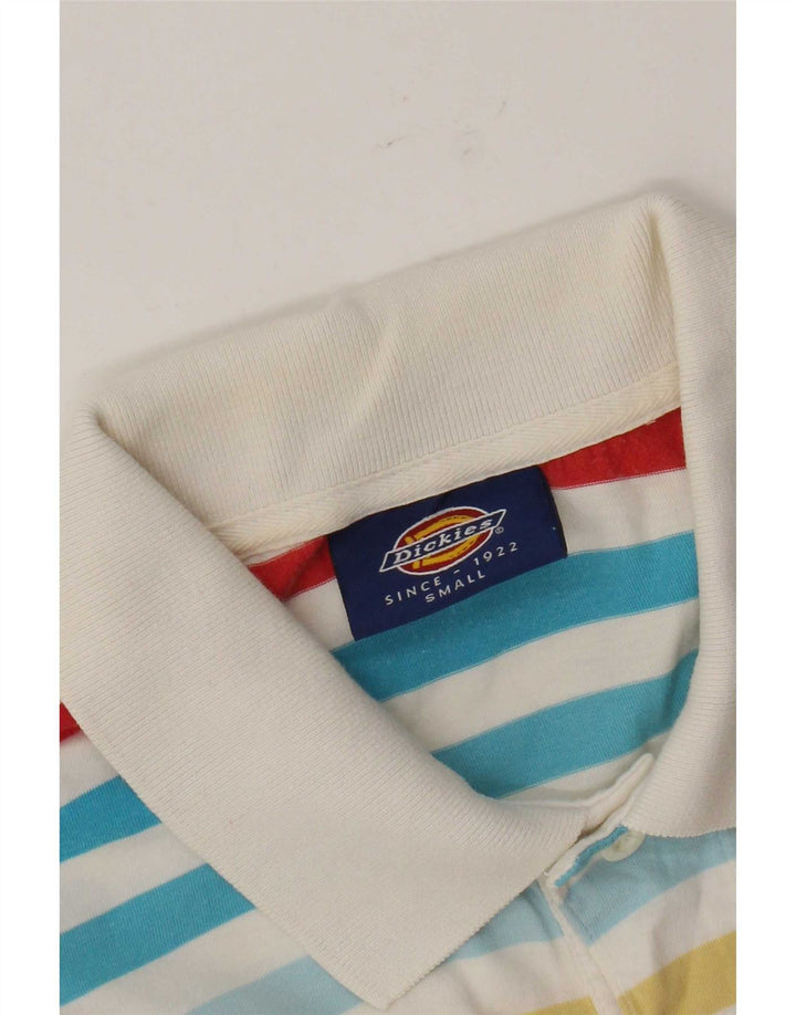 Dickies Mens Polo Shirt Small Multicoloured Striped