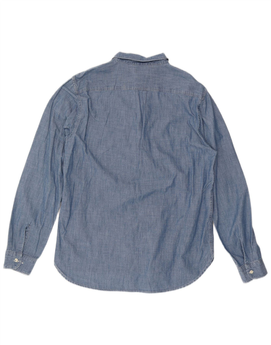 Lee Mens Indigo Regular Fit Pullover Shirt Medium Blue