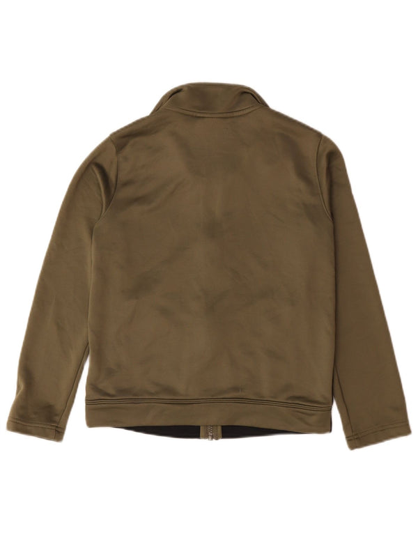 Nike Boys Standard Tracksuit Top Jacket 10-11 Years Medium Khaki