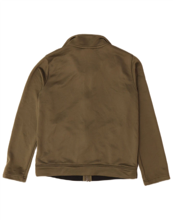 Nike Boys Standard Tracksuit Top Jacket 10-11 Years Medium Khaki