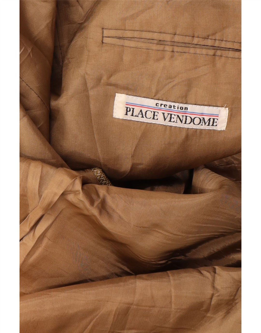 PLACE VENDOME Mens 2 Button Blazer Jacket UK 40 Large Beige Wool