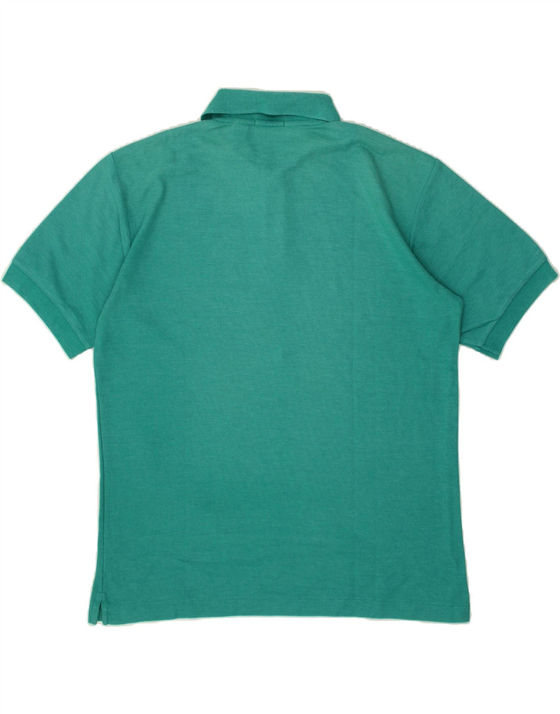 FILA Mens Polo Shirt IT 50 Medium Turquoise Cotton Vintage Fila and Second-Hand Fila from Messina Hembry 