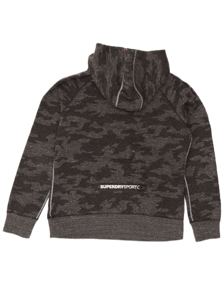 Superdry Womens Graphic Full Tracksuit UK 18 XL  Grey Camouflage Polyester