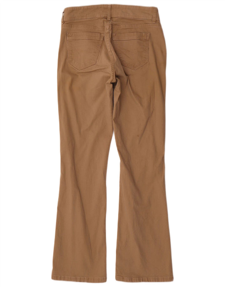 Lee Womens Riders Bootcut Casual Trousers US 6 Medium W30 L31 Beige Cotton